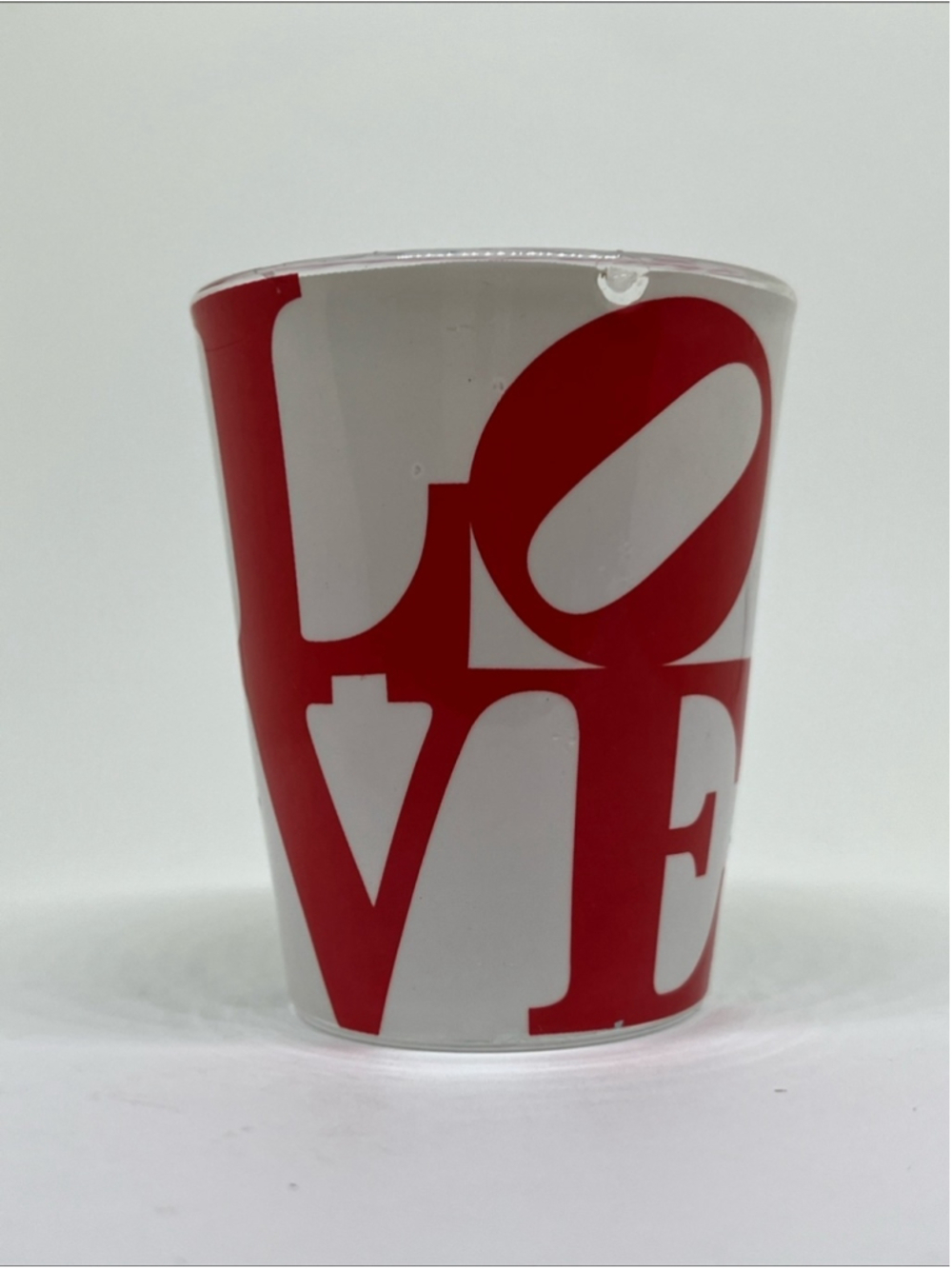 Philadelphia City of Brotherly Love White Shot Glass - Picture 2 of 5